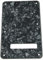 Dopro Strat Guitar Back Plate ST Trem Tremolo Cover fits USA/Mexican Standard Fender Stratocaster Black Pearl
