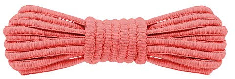 Kilter Lacets ovales de qualité supérieure pour baskets de course à pied, chaussures de sport, chaussures d'athlétisme, bottes et baskets tendance 70-140 cm, rose corail, 100 cm (2 Pairs)