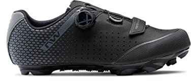 Northwave Origin Plus 2 Wide MTB Schuhe, Fahrradschuhe Mountainbike XC, Schwarz 41
