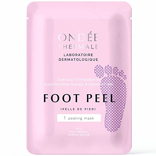 Foot Peel Mask - Exfoliating Foot Masks, Moisturising Foot Mask with Vitamin E, Foot Peel Mask for Hard Skin, Callus and Cracked Heels - Foot Care Foot Mask Peel, 1 Foot Pack