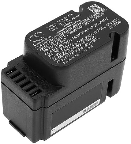 TECHTEK Batterie 2500mAh Compatible avec [Worx] Landroid L1500, Landroid L1500i, L2000, L2000 Wi, L2000i, M1000i, M1200i, M800i, WG7 FBA