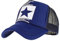CheChury Media Malla Gorra de Béisbol Hombre Retro Transpirable Gorra Deportiva Casuales Ajustable Estampado de Pentagrama Gorras Rapero Trucker
