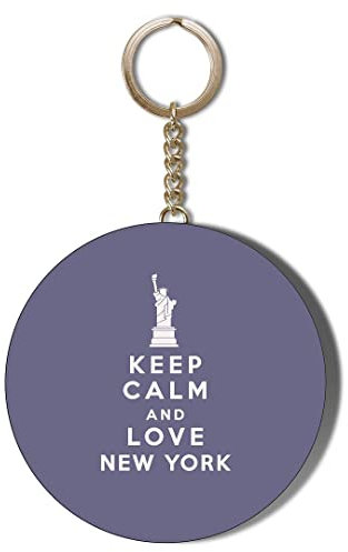 Gift Insanity KEEP CALM AND LOVE NEW YORK 55mm KEYRING BOTTLE OPENER