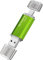 USB Stick 128GB, USB C Flash Laufwerke 2 in 1 OTG Dual Memory Stick Typ C Pen Drive USB 2.0 Speicherstick Data Datenspeicher für Tablet, PC, Android Handy (Grün)