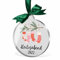 Personalisierter Weihnachtsanhänger aus Acryl Glas - Weihnachtskugel mit Namen & Wunschtext gestalten - ab 6x6 cm - Christbaumanhänger klar bunt