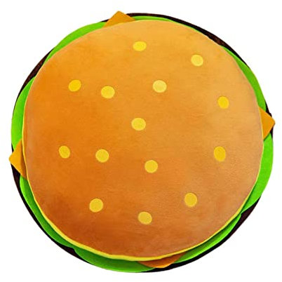 Folpus Hamburger Gefülltes Kissen Kissen Junge Mädchen Sofa Büro Cheeseburger