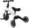 2 in 1 Kinder Dreirad & Laufrad & Balance Bike mit verstellbarem Sitz und Lenker, Kinder Tricycle mit abnehmbaren Pedalen, für Kinder von 1-3 Jahre alt-2 in 1 (weiß)