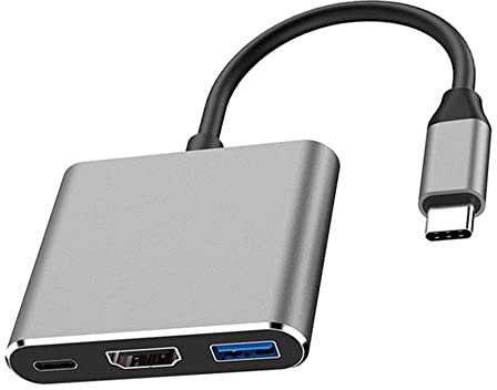 zalati Converter Adapter USB Type-C 3.1 to USB Type-C/HDMI/Micro USB 3.0 Compatible with Macbook Android Connection to More Devices