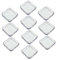 Colcolo 10x Press on Nail Storage Box Présentoir à ongles artificiels Transparent Vide Compact Nail Packing Box Acrylique Nail Storage Box for Home Use, dégager