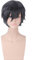 CHALKSEA Cosplay Perücke, Darling in The FRANXX Hiro Cosplay Perücke, Short Black Perücke, Mit Kostenloser Perückenkappe, Halloween Kostüm Perücke, Für Party Karneval Weihnachten Geschenk