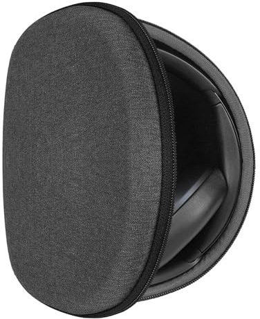 Geekria Shield Case Kompatibel mit Sony, Skullcandy, JBL, Sennheiser Kopfhörer, Ersatz schützende Hartschalen-Reisetasche mit Kabelaufbewahrung (Dunkelgrau)