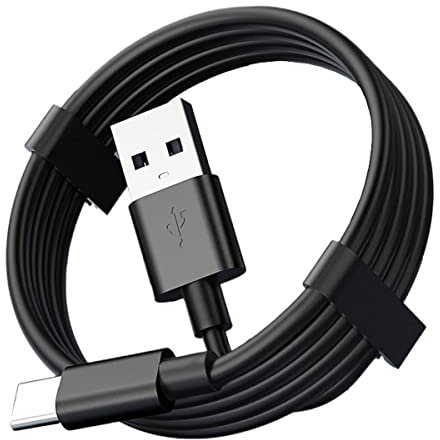 Type-c Charger Cable Compatible for TOZO T10, T12, T12 Pro, T9, T9s, A1/A2 Mini, A3, NC9 Pro, NC2, NC7, G1, G1S, W1, W3, W8, PB2, Golden X1 Earbuds & More USB-C Earbuds/Headphones Charging Cord (5FT)