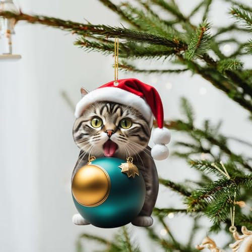 Weihnachts Deko Schiefer Eule Eule Anhänger Weihnachten Simulation Gartenarbeit Ornamente niedliche Dekoration Dekoration Weihnachten (White, One Size) Anhänger Für Kugeln