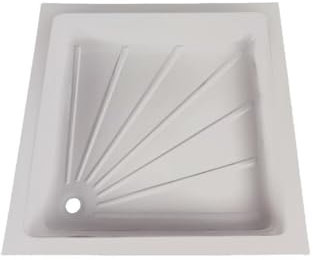 RVTechnik Piatto doccia per camper 580 x 580 mm, bianco 25081W