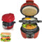 appareil a croque monsieur 750W, 3 en 1 Sandwich maker électrique Sandwich Maker, gaufrier, steak-grill] 3 panneaux, Amovibles Anti Adhésives
