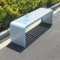 GAMAK Gartenbank Metall Wetterfest, Gartenbank 3sitzer, Parkbank Eisen Bank Blumenbank Gartenbank Metall Gartenmöbel für Garten Park Balkon (Color : White, Size : 150cm), ANINGT