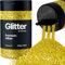 Hemway Premium Glitter Shaker - Gold | 210g Multi Size Metallic Flake Sequins for Resin & Epoxy Crafts | Craft Supplies for Tumblers, Festival, Hair, Face, Body, Eye & Nail Art