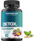 Detox Minceur Puissant et rapide | Perte de poids | Foie et intestin, Chardon-Marie, artichaud, radis noir, queue de cerise, plantes & vitamines, Détox Digestion reins, colon | Extra fort Honeylove