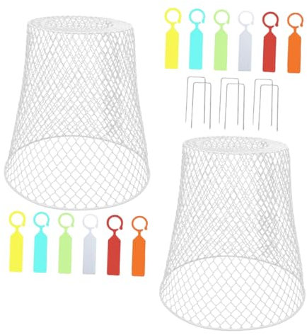 SUPVOX Cloche De en Fer pour Fraisiers Filet De en Grillage pour Fleurs Et Pots