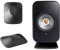EUGOOCX 2PCS Desktop Speaker Stands for KEF LSX II/LSX II LT Wireless Bookshelf Speakers, Surround Sound Monitor Audio Speaker Desk Holder TV & Home Cinema Accessories (Black)