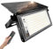 CREATESTAR Lampe Solaire Exterieur 100W, LED Projecteurs Solaires IP65 Étanche avec Télécommande Dimmable, Lampe de Sécurité Solaire pour Porche, Patio, Cour, Garage