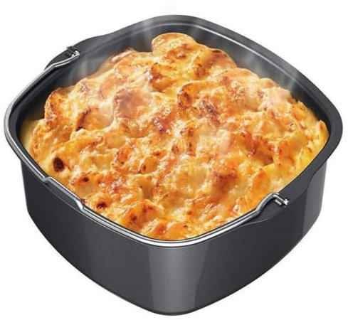 Moule à GâTeau,18/22Cm Moule à PâTisserie Pour Friteuses à Air, Moule Gateau Air Fryer AntiadhéSif, Baril à GâTeau En Fer Carré, Outil Cuisson De Cuisine Air Fryer Pour Hd9925/Hd9860/Hd9905/01