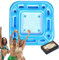 Table de Jeu Flottante pour Piscine - Table de Cartes Inflatable avec Plateau Multifonction, Resistante aux UV - Idéale pour Les Parties de Découverte, Les Rendez - Vous Familiaux et Les Evènements
