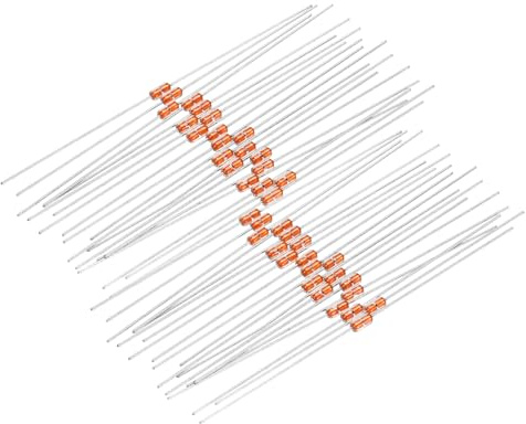 QUARKZMAN 40 Stück 1K Ohm NTC Widerstände Sortiment, MF58 3950B 1% Metallfilm, Wiederstand Set, Thermistor Temperatursensoren