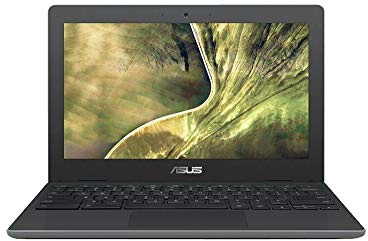 ASUS 11.6 Chromebook C204EE (Intel Celeron N4000 Processor, 16 GB eMMC Storage, 4GB RAM, HD Screen, Chrome OS), Grey, C204EE-GJ0081-3Y (Renewed)