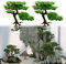 Demiawaking Künstliche Pflanze Aquarium Rockery Bonsai Hotel Ornament Deko