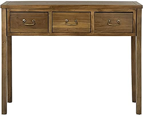 SAFAVIEH Contemporary Wooden Accent Table, in Oak, 36 X 105 X 80.51
