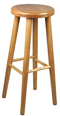 Magnetic Mobel Barhocker Holzhocker Buche Barstuhl Stuhl massivholz 71 cm (Erle)