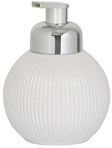 Sealskin Seifenspender Convex, aus natürlichem Porzellan, Farbe: Weiß