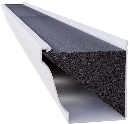 GutterStuff Original Gutter Guard - 6-Inch K Style Foam Gutter Filter Insert with Year Round Leaf Protection & Easy DIY Installation - GSK632-2