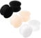 KJM FASHION 6 Stk Silikon Schwarz Hautfarbe Weiß 18 mm 11/16 Double Flared Flesh Earplugs Ohr Plug Stecker Ring Expander Stab Piercing Schmuck 2816