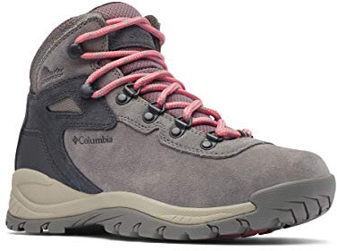 Columbia Newton Ridge Plus WP Amped wasserdichte Wanderstiefel für Damen, Schwarz (Stratus x Canyon Rose), 36.5 EU