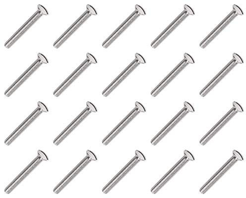 Gas N Pow3r Vis électrique en chrome poli de haute qualité M3,5 x 30 x 50 x 70 mm de long pour prise de courant