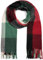 styleBREAKER Unisex weicher Karo Schal mit langen Fransen, bunt kariert, warme Winter Stola mehrfarbig 01017110, Farbe:Grün-Rot-Schwarz
