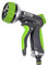 Ribimex Pistola Zincata Multigetto per Irrigazione con Impugnatura Soft Touch e Quick Lock, 7 Getti a Flusso Regolabile, Ideale per Annaffiatura e Pulizia - PRA/TB.1321