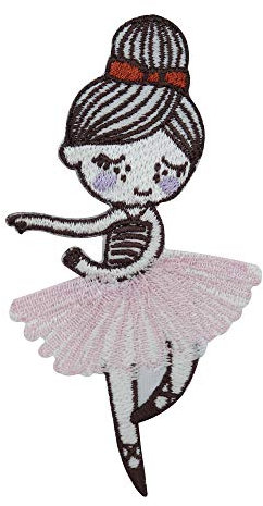 Finally Home Süße tanzende Ballerina Patch zum Aufbügeln | Ballett Mädchen Patches, Tanzen Bügelflicken, Flicken, Ballet Kinder Aufnäher