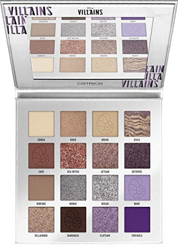 Catrice Disney Princess & Villains Disney Villains Ursula Eyeshadow Palette, Nr. 01 Poor Unfortunate Soul, mehrfarbig, 16 Farben (18g)