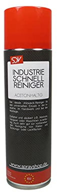 SDV Chemie Industriereiniger Spray 12x 500ml Industrie Clean Reiniger Etiketten Entferner Allzweckreiniger Universalreiniger