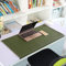 Tischunterlage mit Kantenschutz, Desk Pad, Weiches Unterlage, Multifunktionales Office Mauspad,Wasserdichte Schreibtischunterlage aus PU-Leder, Schreibtischunterlage,Grün,120X50cm