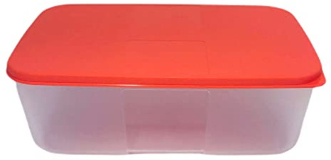Tupperware Kühlschrank-System 1,5 L Frische-System Dose Behälter rechteckig mit Deckel lachs