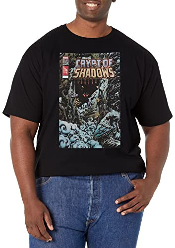 Marvel Men's Crypt of Shadows Jan19 T-Shirt, Black, 4XL