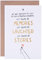 Hallmark Trauerkarte – modernes textbasiertes Design mit sentimentaler Botschaft