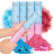 YARRAPLANET Gender Reveal Konfettikanone Rauch Biologisch abbaubares Konfetti Gender reveal Partydekoration Konfettikanone Pinker Rauch Blauer Rauch Ankündigung des Babygeschlechts Babyparty