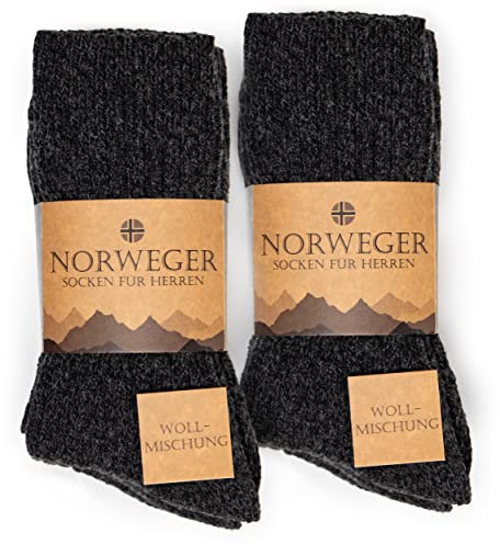 Occulto 6 Pares Calcetines Térmicos Hombre (modelo: Finn) antracita 43-46