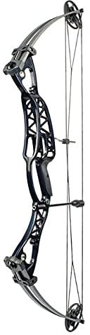 HNZMDY Bogenschießen Compoundbogen Set 40-60lbs Verstellbarer Rechts/Linkshänder Jagdbogen Compound Bogen für Erwachsene mit Pfeile Alle Zubehör für die Outdoor Jagd (Typ 1:Schwarz)