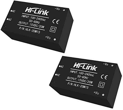 ATEC - HLK(20M 05/09/12/15/24) AC(220V) / DC(5V/9V/12V/15V/24V) Mini-Stromversorgungsmodul - (2x (20M15))